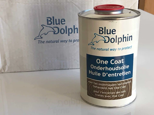Blue dolphin one coat onderhoudsolie 3 x 1 liter - afbeelding 1 van  3