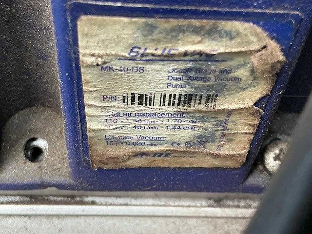 Blue vac mk-40-ds vacuümpomp - afbeelding 6 van  6