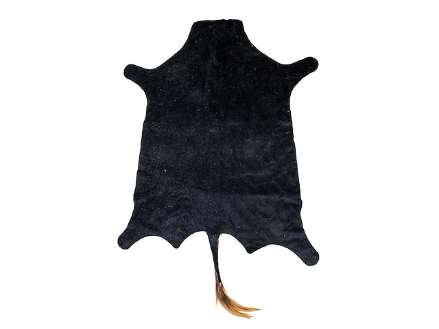 Blue wildebeest (connochaetes taurinus) hide rug, 180 x 150 cm - afbeelding 2 van  2