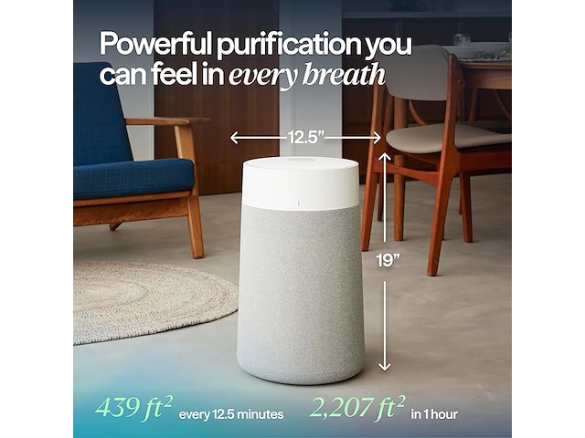 Blueair luchtreiniger voor alle ruimtes in huis - afbeelding 7 van  7