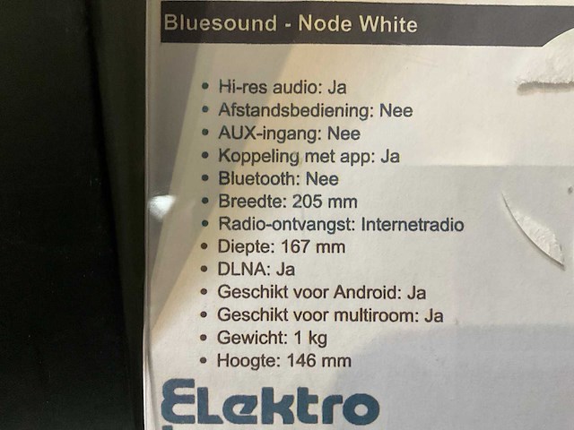 Bluesound node n100 wireless streaming music player - afbeelding 4 van  4
