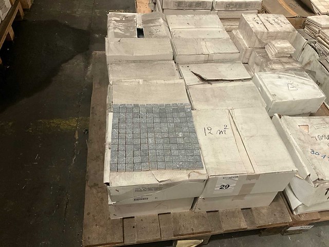 Bluestone mosaic honed tumbled mozaïek tegel - afbeelding 1 van  2