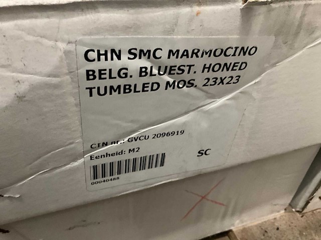 Bluestone mosaic honed tumbled mozaïek tegel - afbeelding 2 van  2