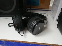 Bluetooth partyluidspreker - draadloze koptelefoon - karaoke microfoon - afbeelding 2 van  4
