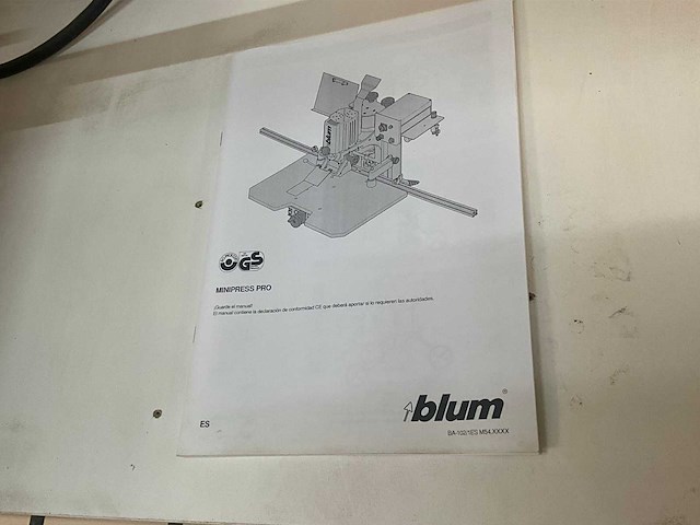 Blum minipress pro boormachine - afbeelding 8 van  19