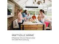 Blumfeldt cosmic beam plus xxl 3000w infraroodverwarming, zwart - afbeelding 4 van  8