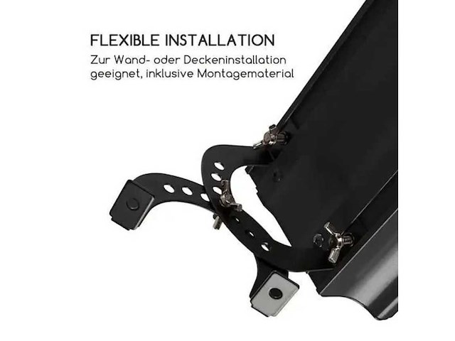 Blumfeldt cosmic beam plus xxl 3000w infraroodverwarming, zwart - afbeelding 6 van  8