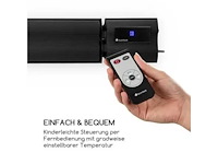 Blumfeldt cosmic beam plus xxl 3000w infraroodverwarming, zwart - afbeelding 8 van  8