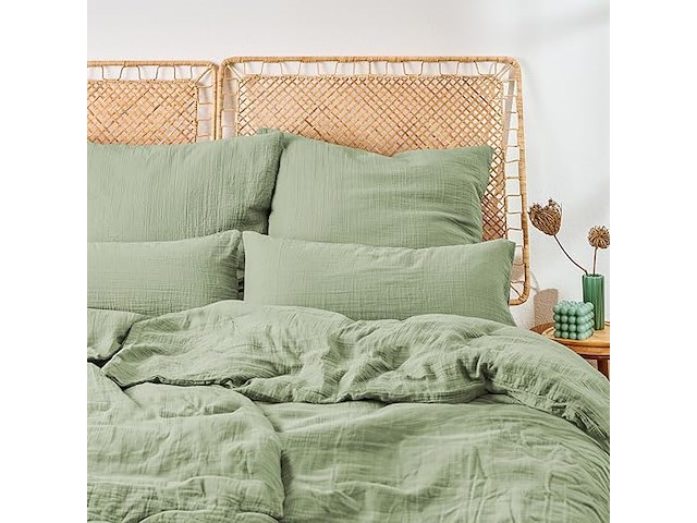 Blumtal mousseline bedlinnen (135 x 200 cm) - afbeelding 1 van  4