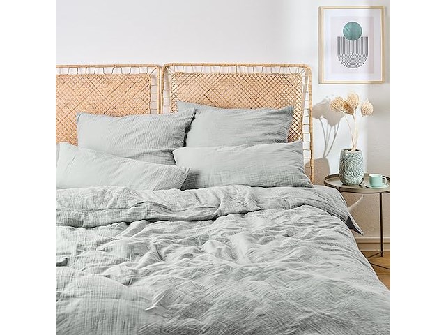 Blumtal mousseline bedlinnen (200 x 200 cm) - afbeelding 1 van  5