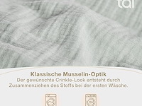 Blumtal mousseline bedlinnen (200 x 200 cm) - afbeelding 2 van  5