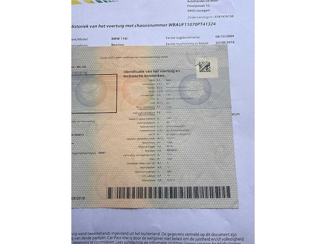 Bmw - 2004 - 116 - 116 - personenauto - afbeelding 26 van  27