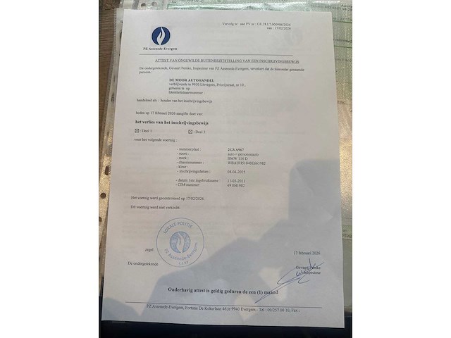Bmw - 2011 - 116 d - personen - personenauto - afbeelding 16 van  19