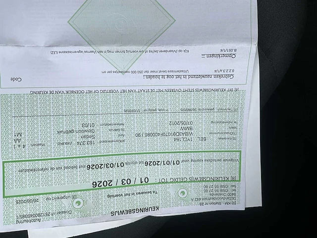 Bmw - 2012 - 316d - sedan - personenauto - afbeelding 32 van  40