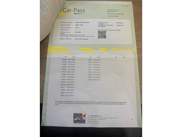 Bmw - 2013 - 116 d - personenauto - afbeelding 21 van  31