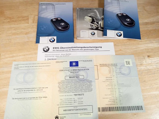 Bmw - k 1200 gt - motorfiets - afbeelding 9 van  9