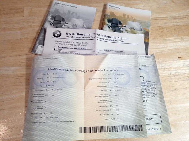 Bmw - lt 1200 - motorfiets - afbeelding 7 van  7