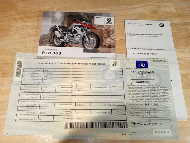 Bmw - r 1200 gs - motorfiets - afbeelding 8 van  8