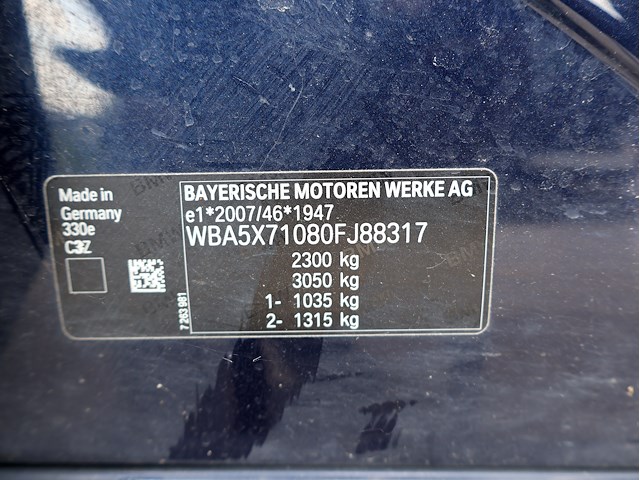 Bmw - wba5x71080fj88317 - 2020 - afbeelding 14 van  28
