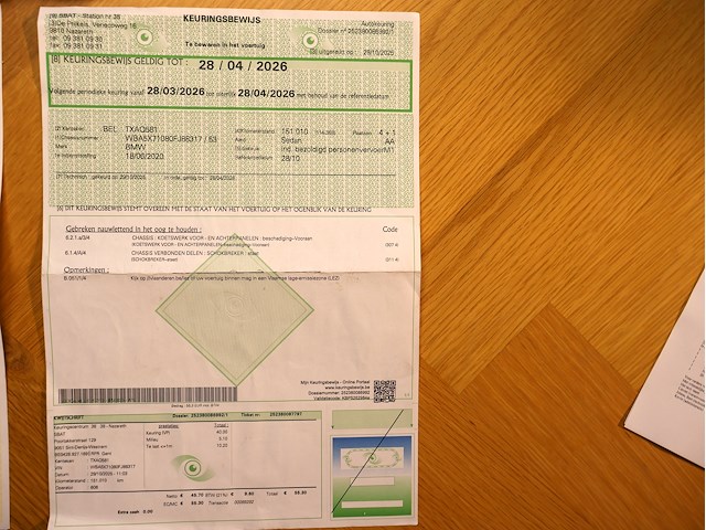Bmw - wba5x71080fj88317 - 2020 - afbeelding 20 van  28