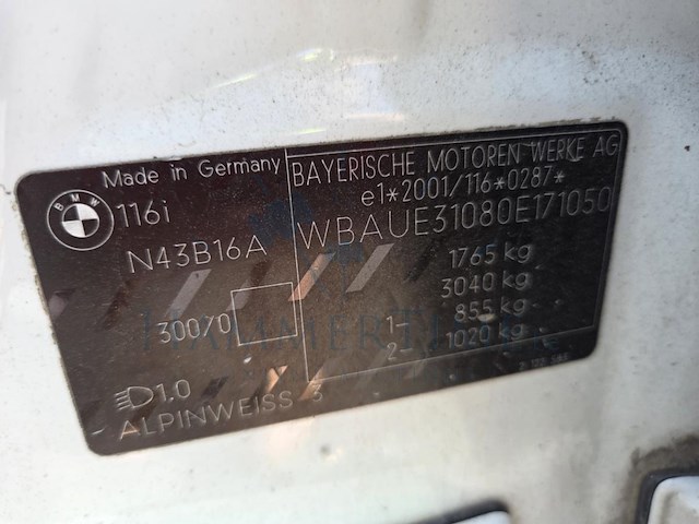 Bmw 1 hatch (e87) 116i 122, 2008 - afbeelding 10 van  39