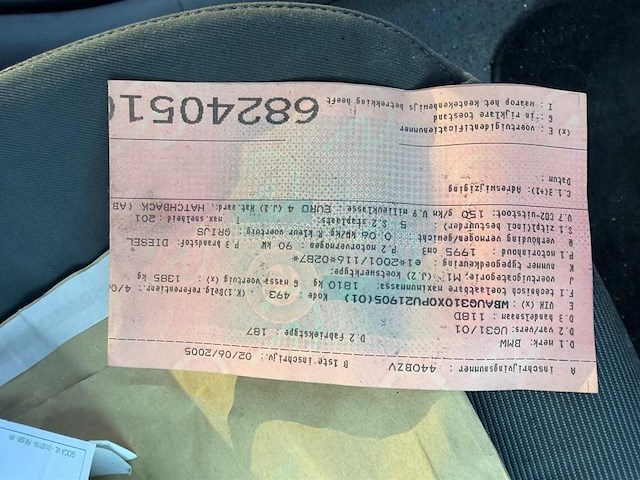 Bmw 118d, 2005 - afbeelding 15 van  15