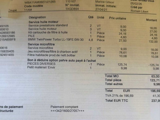 Bmw 216d - 2021 - afbeelding 37 van  42