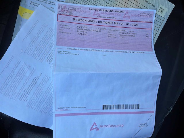 Bmw 318 auto 2001 - afbeelding 48 van  55