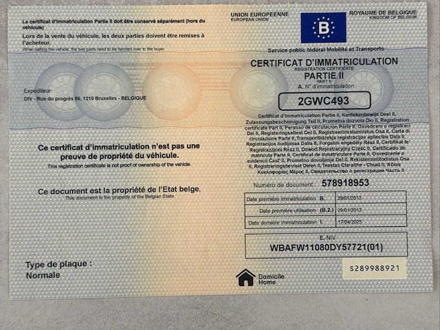 Bmw 520d pack m auto 2013 - afbeelding 1 van  12