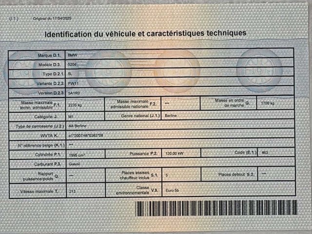 Bmw 520d pack m auto 2013 - afbeelding 2 van  12