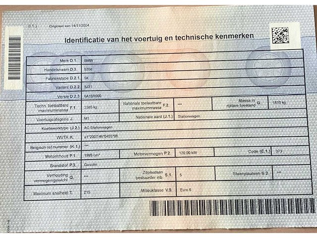 Bmw 520da touring f11 - afbeelding 36 van  43