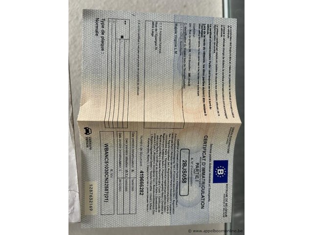 Bmw 525d, wbanc51030cn32587, 1e insch 19/05/2005, afgelezen km stand 287000km, diesel, automaat, sedan, euro 4, 1 sleutel, keuring tot 05/10/2024, inschrijvingsbewijs deel i en gelijkvormigheidsattest aanwezig, inschrijvingsbewijs deel ii ontbreekt - afbeelding 8 van  18