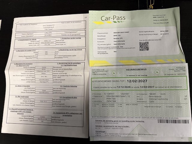 Bmw 735i, 1988 - afbeelding 20 van  27