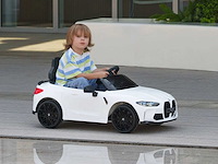 Bmw m4 elektrische kinderauto, licht & geluid, 3-5 km/u - afbeelding 1 van  6