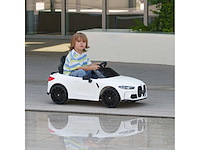 Bmw m4 elektrische kinderauto, licht & geluid, 3-5 km/u - afbeelding 2 van  6