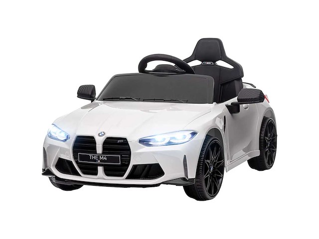 Bmw m4 elektrische kinderauto, licht & geluid, 3-5 km/u - afbeelding 6 van  6
