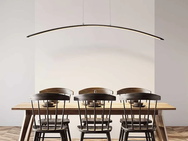 Bo led design pendel lamp zwart - afbeelding 6 van  7