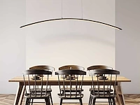 Bo led design pendel lamp zwart - afbeelding 6 van  7