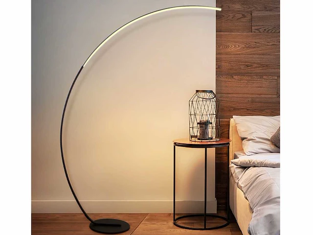 Bo led design vloer lamp zwart - afbeelding 6 van  9