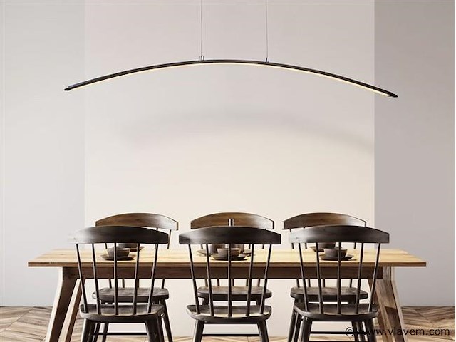 Bo led pendel design armatuur zwart - afbeelding 5 van  7
