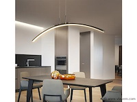 Bo led pendel design armatuur zwart - afbeelding 6 van  7