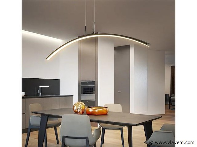 Bo led pendel design armatuur zwart - afbeelding 6 van  7