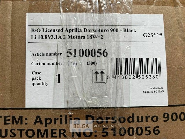 B/o licensed aprilia dorsoduro 900 - black - afbeelding 4 van  4