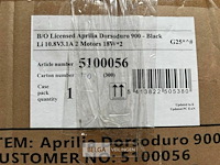 B/o licensed aprilia dorsoduro 900 - black - afbeelding 4 van  4