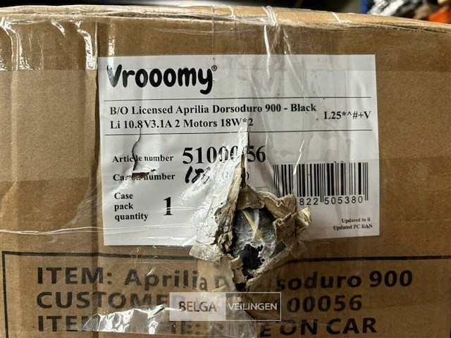 B/o licensed aprilia dorsoduro 900 - black - afbeelding 4 van  4