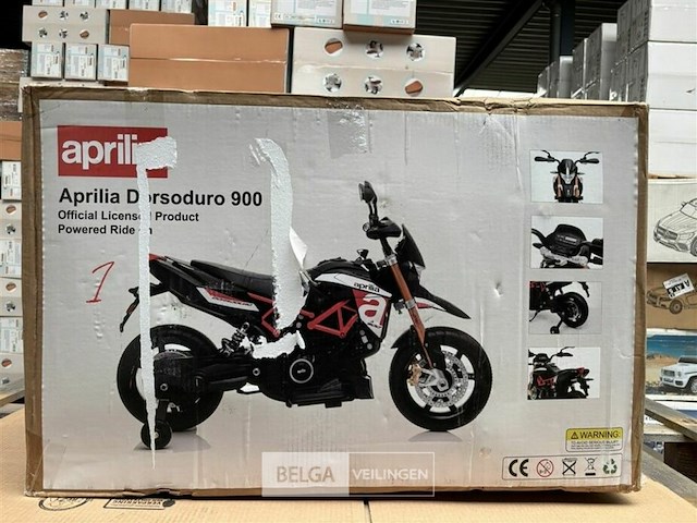 B/o licensed aprilia dorsoduro 900 black - afbeelding 2 van  4