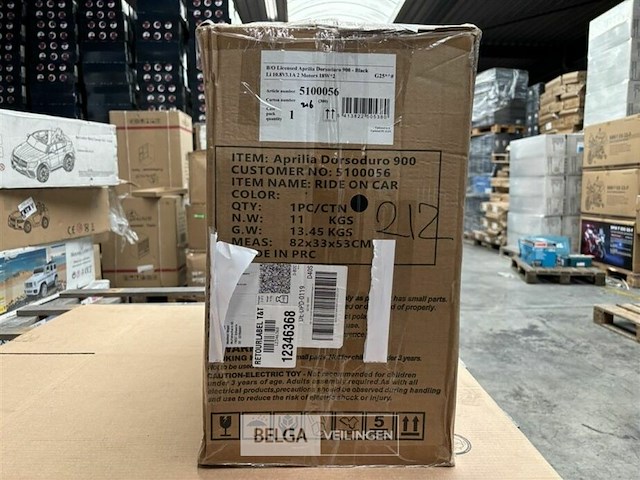 B/o licensed aprilia dorsoduro 900 black - afbeelding 3 van  4