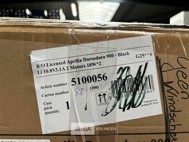 B/o licensed aprilia dorsoduro 900 black - afbeelding 4 van  4