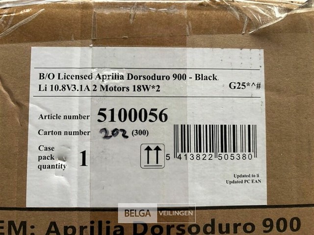 B/o licensed aprilia dorsoduro 900 black - afbeelding 5 van  5