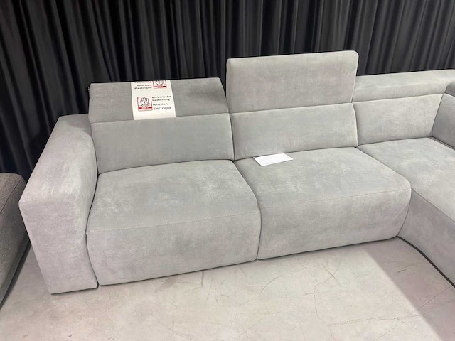 Boaz zetel in l vorm met electrisch relax - afbeelding 4 van  4